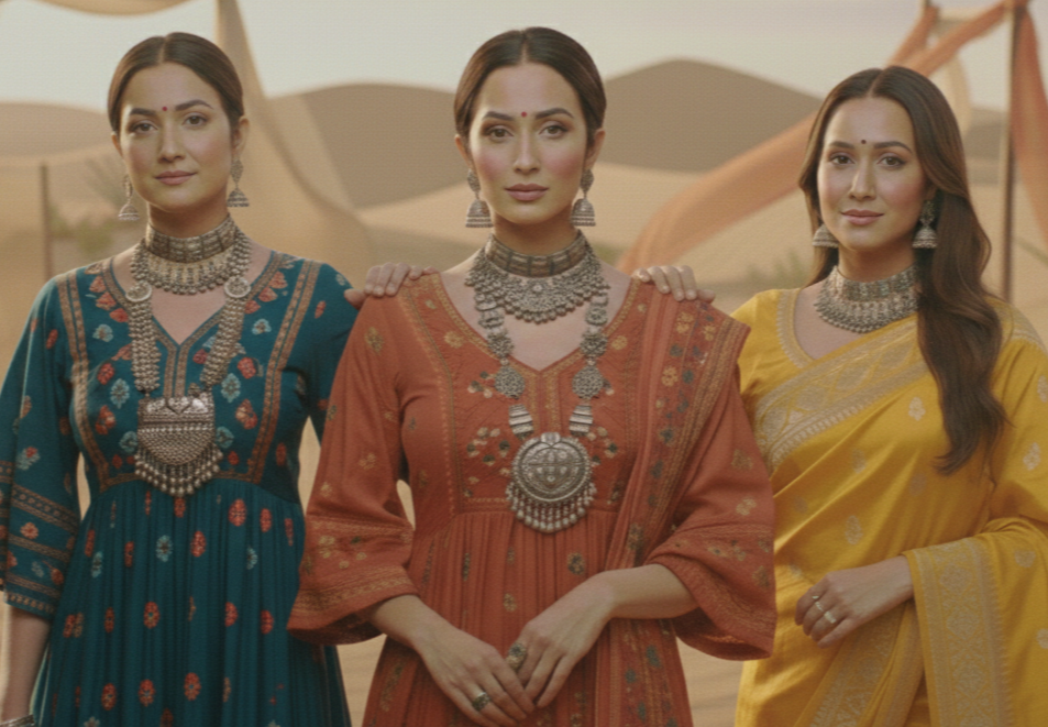 Oxidized Metal Jewellery